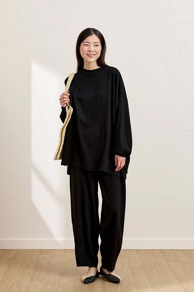 Ceylan Otantik Black Shalwar Set