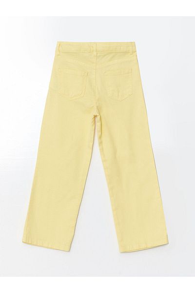 LC Waikiki Girl's Jeans Pants with Adjustable Elastic Waist