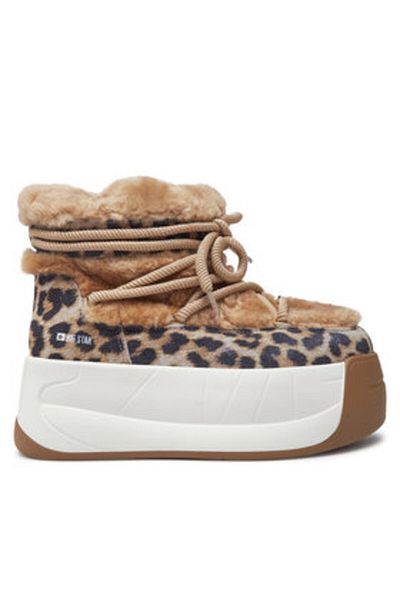 Big Star Shoes women's snow boots OO274A208 brown