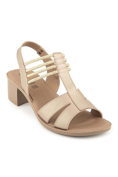 Muya Laini Anatomical Sole Women's Sandals Gold