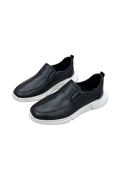 erenimstore Genuine Luxury Leather Orthopedic Laceless Men's Shoes