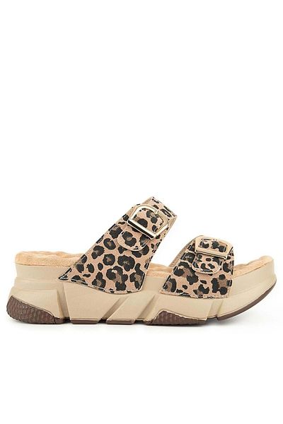 Muya Kiirus Anatomical Sole Heel Spur Women's Slippers Leopard