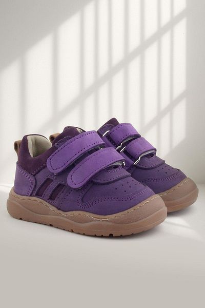 Rakerplus Schaggy Genuine Leather Purple Baby Girl Sneakers