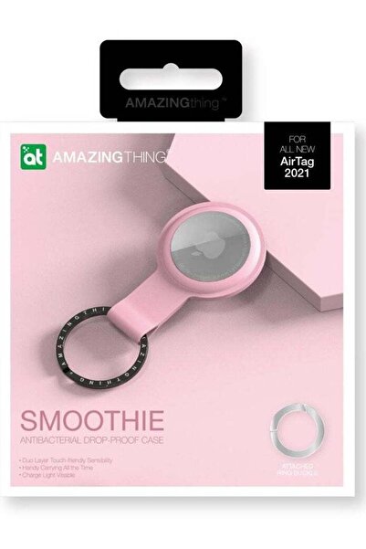 Amazingthing AirCharm SMOOTHIE سيليكون سائل + حلقة مفاتيح خارجية