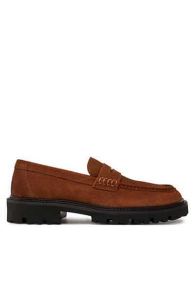 BOSS men's moccasins 50523080 brown