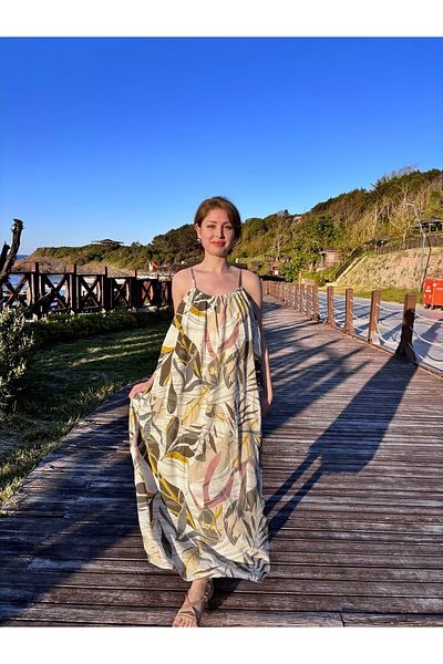 Le Savu ROCHIE CU CĂPTUȘEALĂ CU BRETELE DE FEMEI SHILSEE MULTICOLORE