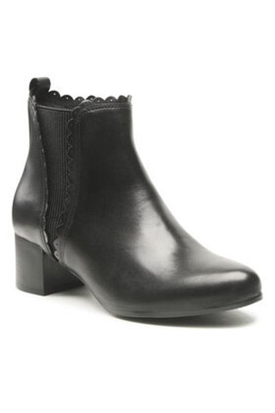 Caprice ghete de damă până la gleznă 9-9-25324-29 022 negre