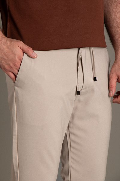 ZEKİ ÖZER ΑΝΔΡΙΚΟ ΜΠΕΖ ΠΑΝΤΕΛΟΝΙ JOGGER ΜΕ ΚΟΡΔΟΝΙ
