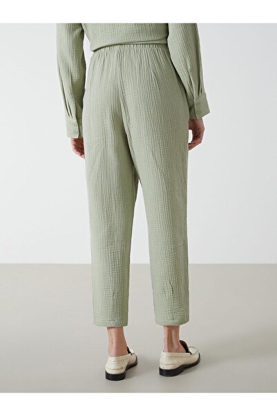 LC Waikiki XSIDE Beli Lastikli Düz Müslin Kadın Pantolon (S5)