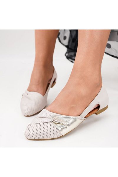 RealBella Genuine Leather Ballerinas