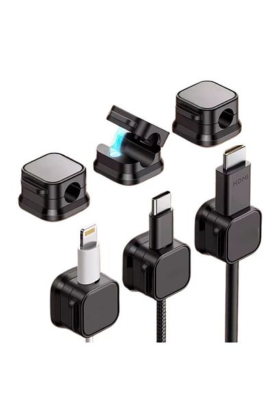 cable cable Set of 12 Magnetic Desk Cable Organizers