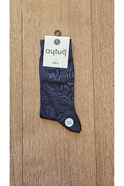 Aytuğ Aytuğ Men's Summer Season 5 Double Modal (Black-White-Navy Blue-Grey-Brown) Socket Socks -13005-5