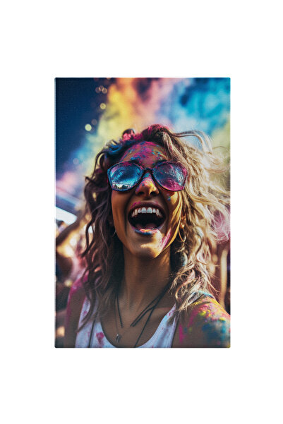 StoryGift Romania Tablou Canvas: O Viata Plina de Culoare Cadrul Colorat al F...