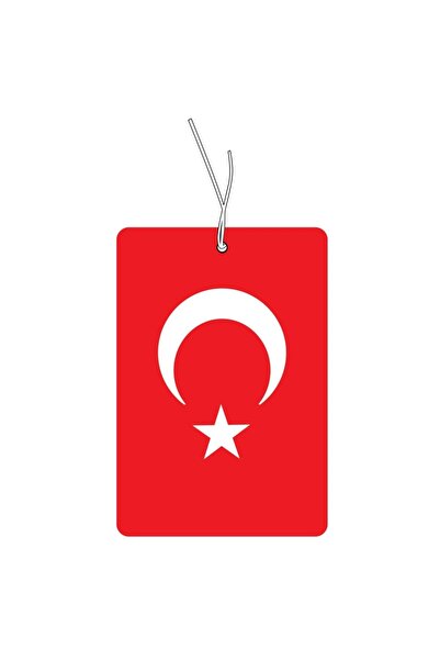 siriuslife 4'lü Türk Bayrağı Tasarımlı Dekoratif Oto Araç Araba Kokusu Ve Aks...