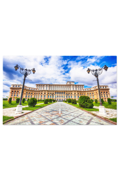 StoryGift Romania Tablou Canvas: Perspective Asupra Bucurestiului - Arhitectu...