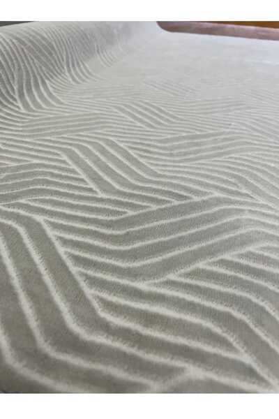 KARAR HALI MODERN RENKLİ AKRİLİK BAMBU SATEN HALI