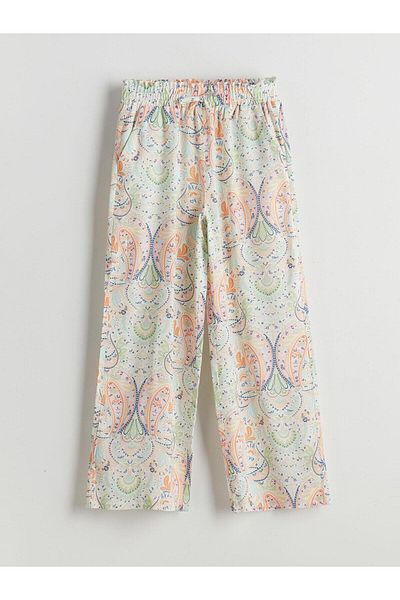 LC Waikiki Pantaloni pentru fete LCW Kids cu talie elastică (S5)