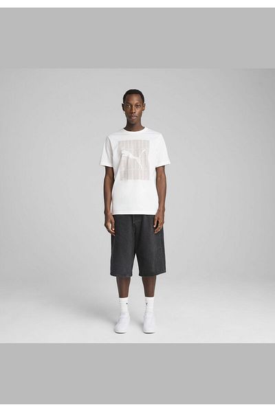 Puma Tricou cu text grafic pentru bărbați