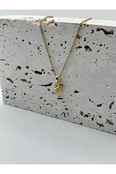 lysiaaccessory Sun Moon Double Set Steel Necklace