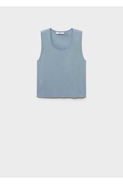 MANGO Woman İnce örgü bluz