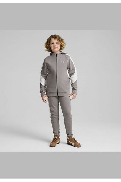 Puma EVOSTRIP mikina s kapucí na zip pro mládež