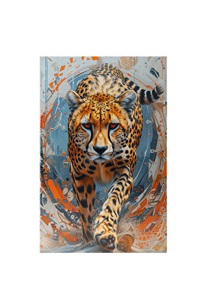 StoryGift Romania Tablou Canvas: O privire în grația leopardului intimidant- ...