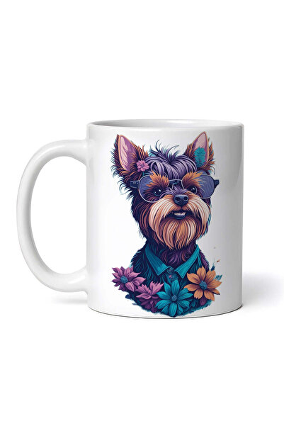 OEM Εξατομικευμένη λευκή κούπα, Yorkshire με ποτήρια, INOVATIX®. 330ml