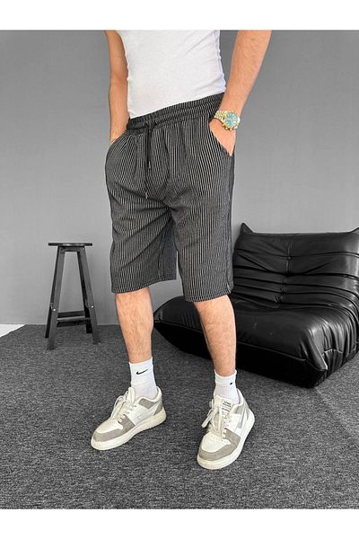 bergibo Two Thread Waterway Combed Fabric Shorts Capri - Lace up Combed Shorts Capri