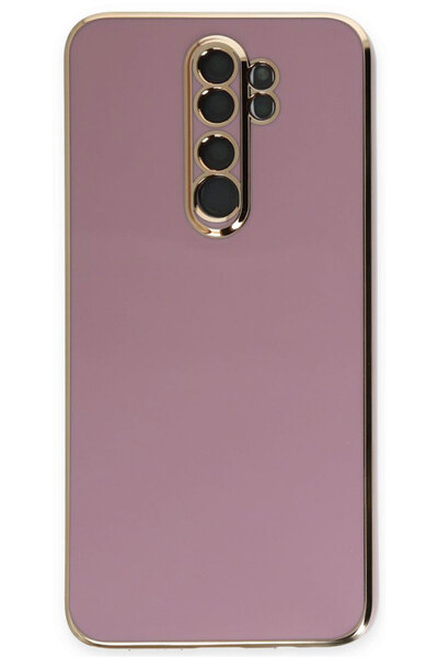CEPSTOK Xiaomi Redmi Note 8 Pro Kılıf Kenar Detaylı Yumuşak Parlak Silikon