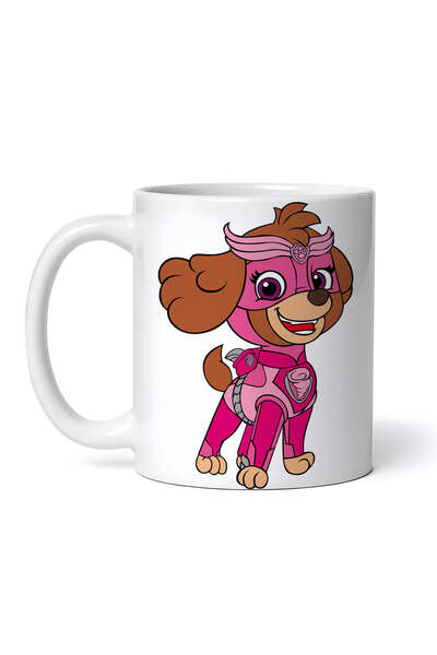 OEM Cană albă personalizată, Patrula Cățelușilor Skye zâmbitoare, INOVATIX®. ...