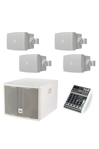 AUDAC Sistem ambiental Audac 4.1, Subwoofer activ + 4 boxe WX302MK2, Bluetooth, USB