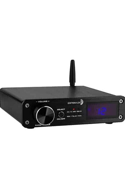 Dayton ELAC Debut B6.2 stereo audio system with Dayton DTA PRO amplifier