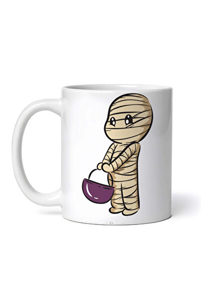 OEM Εξατομικευμένη λευκή κούπα, Trick or Treat Halloween, INOVATIX®. 330 ml