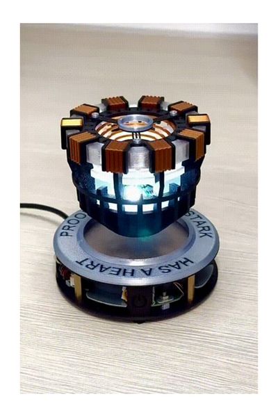 3d model s Arc Reactor – Magnetic Levitation DIY Kit