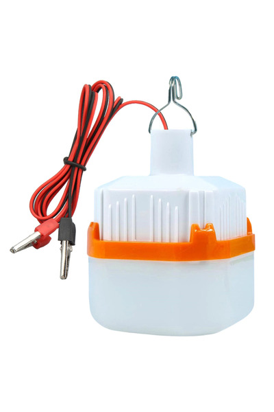 nelerbulurum 12 VOLT BEYAZ LED LAMBA KROKODİL MAŞALI UÇLU 21 SMD LEDLİ