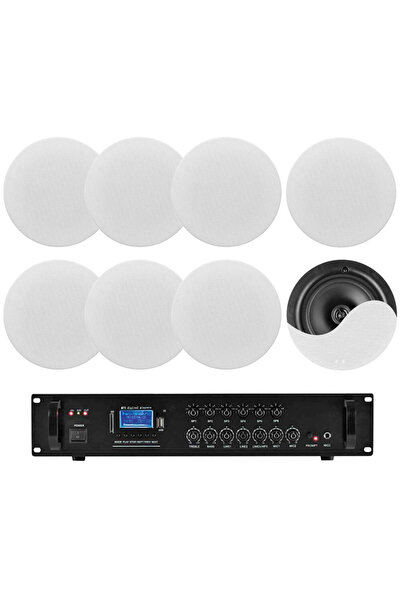 Audiosat Sistem audio 8 boxe tavan, USB, bluetooth, FM, 240W