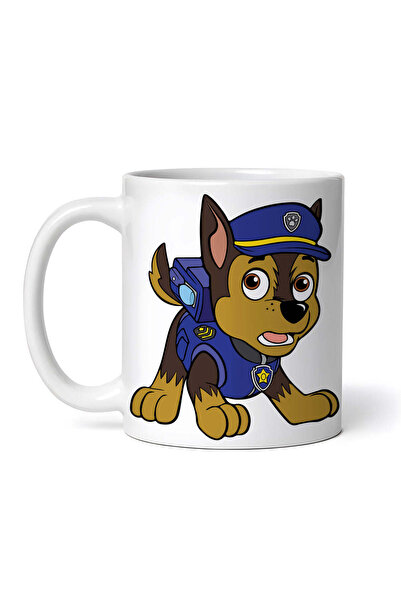 OEM Cană albă personalizată, Patrula Cățelușilor Chase Nervous, INOVATIX®. 330ml