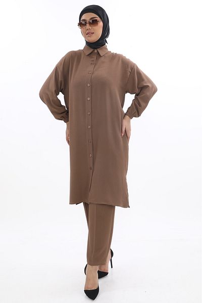 TUNİK Women's Double Tunic Suit with Pants