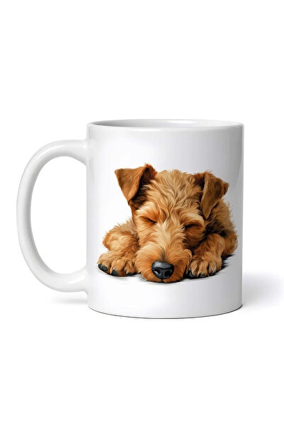 OEM Cană albă personalizată, Welsh Terrier, INOVATIX®. 330 ml