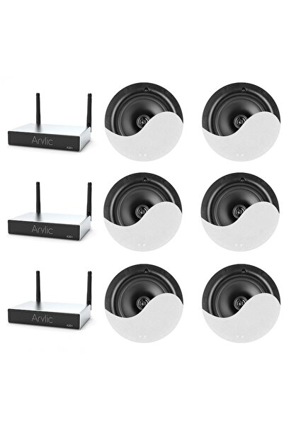 Audiosat Sistem multiroom cu boxe tavan PD CSP5, Tibo Bond 4, 3 zone, bluetooth, wi-fi