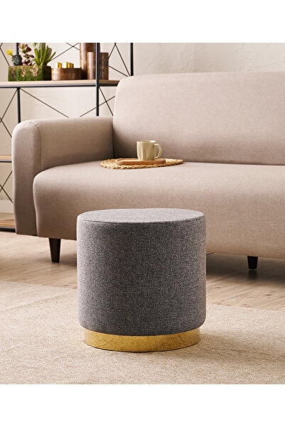 FAVORA Göcek Puf - Antrasit