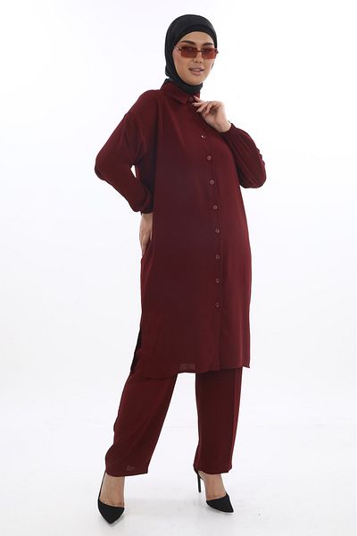 TUNİK Women's Double Tunic Suit with Pants