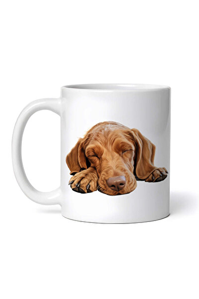 OEM Cana albă personalizată, Wirehaired Vizsla, INOVATIX®. 330 ml