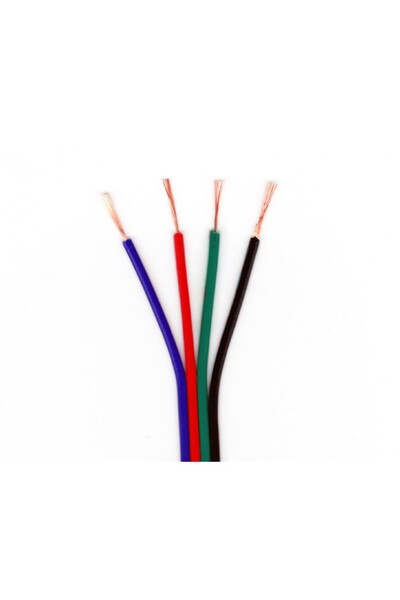 Audiosat Rola Cablu 4 Fire, 100 metri, Pentru Banda LED, RGB 5050 , 3528