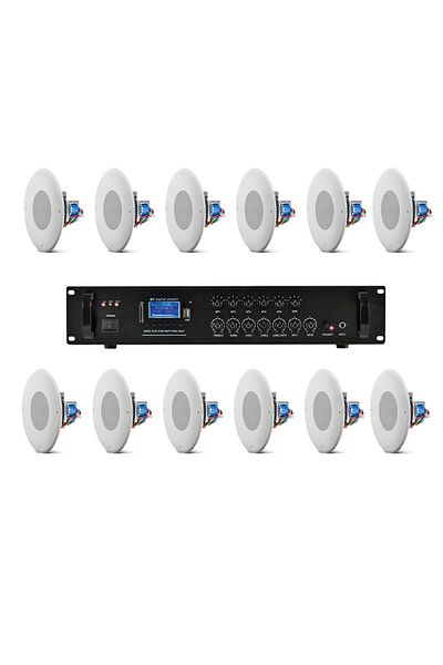 JBL System 12 ceiling speakers JBL CSS8004, USB, Bluetooth, FM, 6 Zones