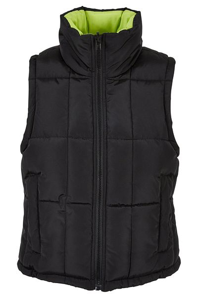 Urban Classics Damen Ladies Reversible Cropped Puffer Vest