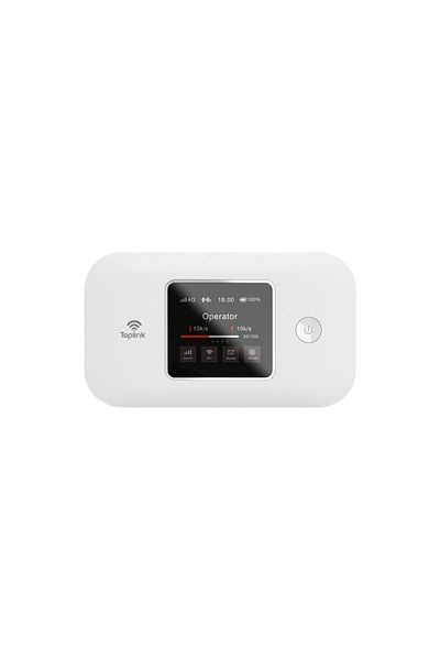 router MR57 Ultra 4G Pocket Mobile Wi-Fi Router With 4600mAh Battery ，LTE Cat4, Connects Up 12 Users(White)