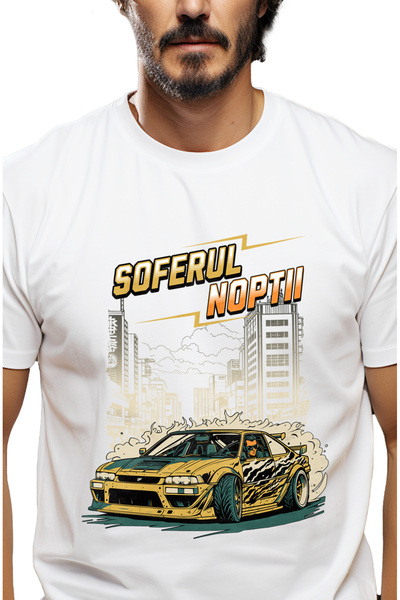 StoryGift Romania Tricou Barbati Soferul Noptii Masina De Curse Viteza Viata ...