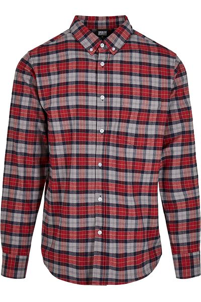 Urban Classics Herren Plaid Cotton Shirt