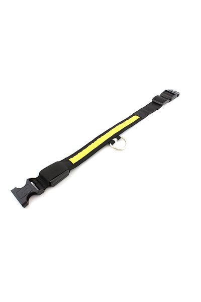 OEM Zgarda iluminata cu LED pentru caine sau pisica, culoare Galben